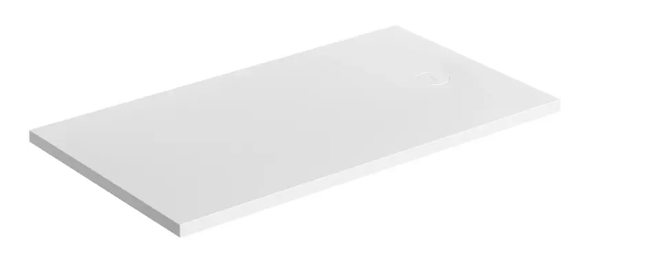 OMNIRES Aquarock M+ - Tapac za tuš 80 x 140 cm, mat bijela AQUAROCK80-140BM