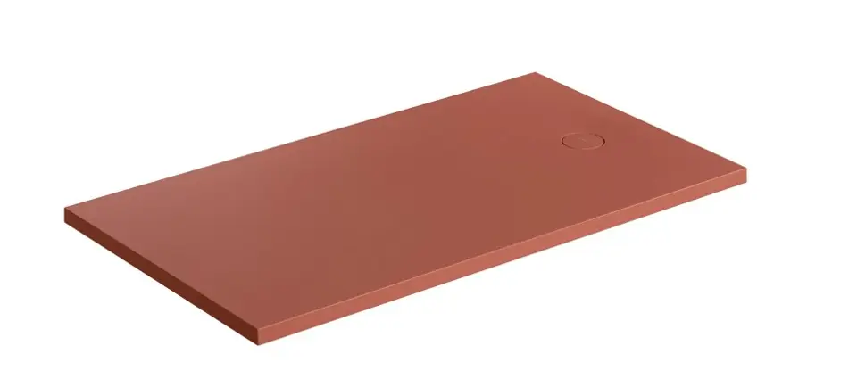 OMNIRES Aquarock M+ - Tapac za tuš 80x140 cm, crveni AQUAROCK80-140TE