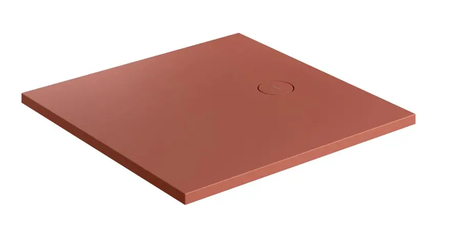 OMNIRES Aquarock M+ - Tapac za tuš, 80 x 80 cm, crveni AQUAROCK80-KTE