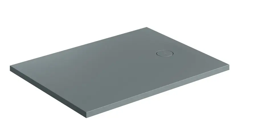 OMNIRES Aquarock M+ - Tapac za tuš 90 x 100 cm, mat sivi AQUAROCK90-100AG