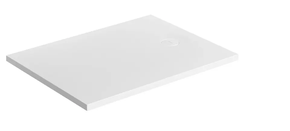 OMNIRES Aquarock M+ - Tapac za tuš 90 x 100 cm, mat bijeli AQUAROCK90-100BM