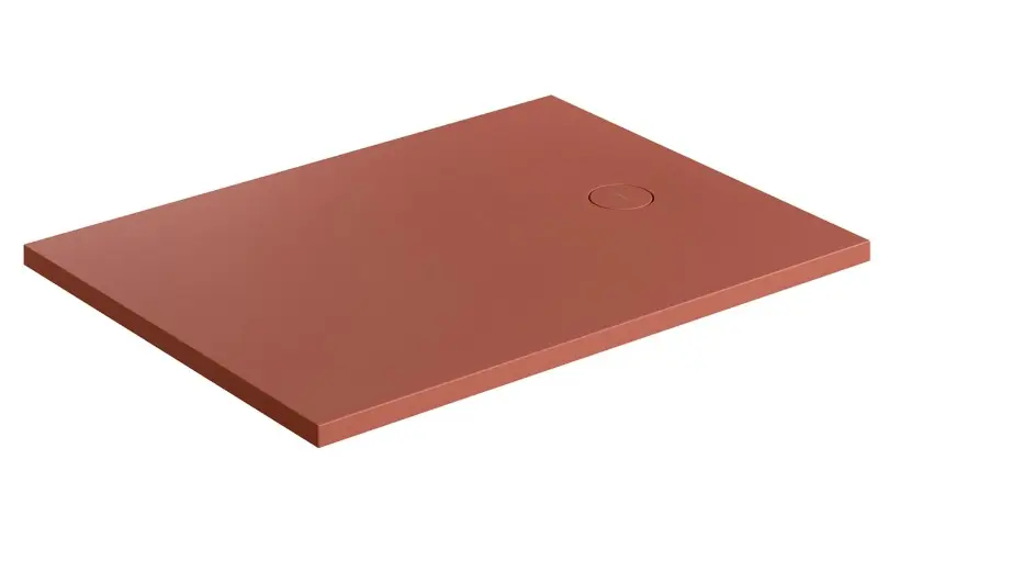 OMNIRES Aquarock M+ - Tapac za tuš 90x100 cm, crveni AQUAROCK90-100TE