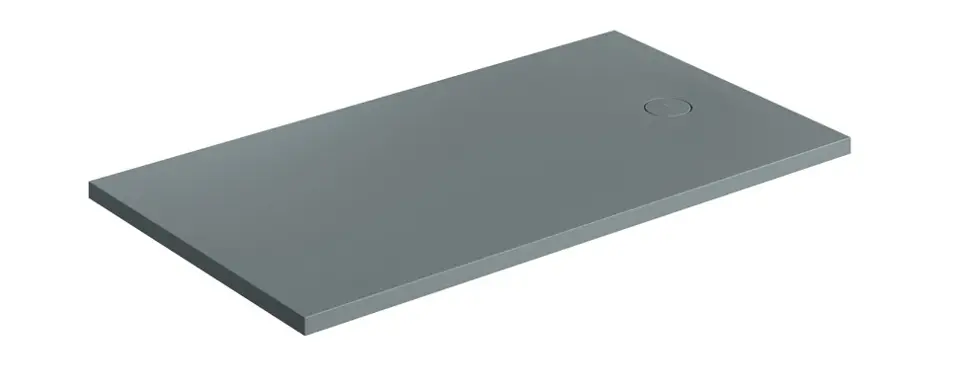 OMNIRES Aquarock M+ - Tapac za tuš 90x160 cm, mat sivi AQUAROCK90-160AG