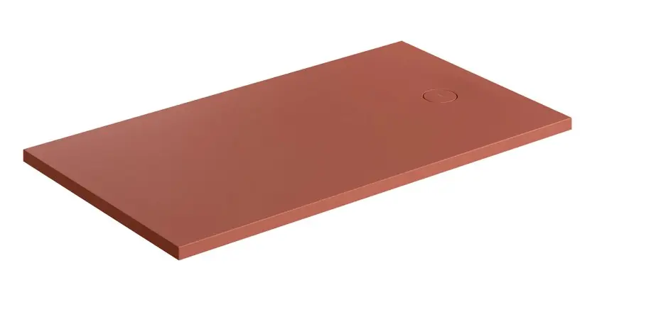 OMNIRES Aquarock M+ - Tapac za tuš 90x160 cm, crveni AQUAROCK90-160TE