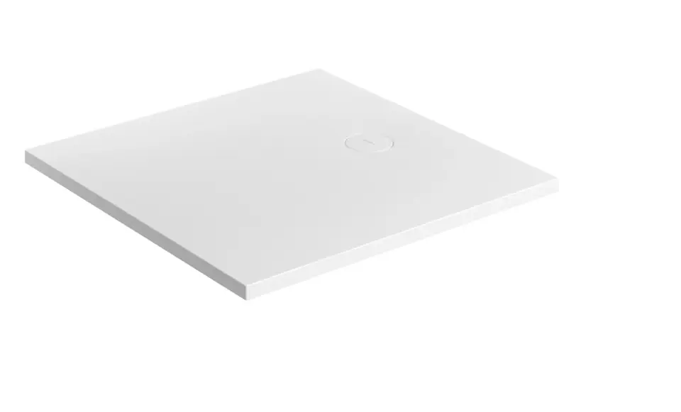 OMNIRES Aquarock M+ - Tapac za tuš 90x90 cm, mat bijela AQUAROCK90-KBM