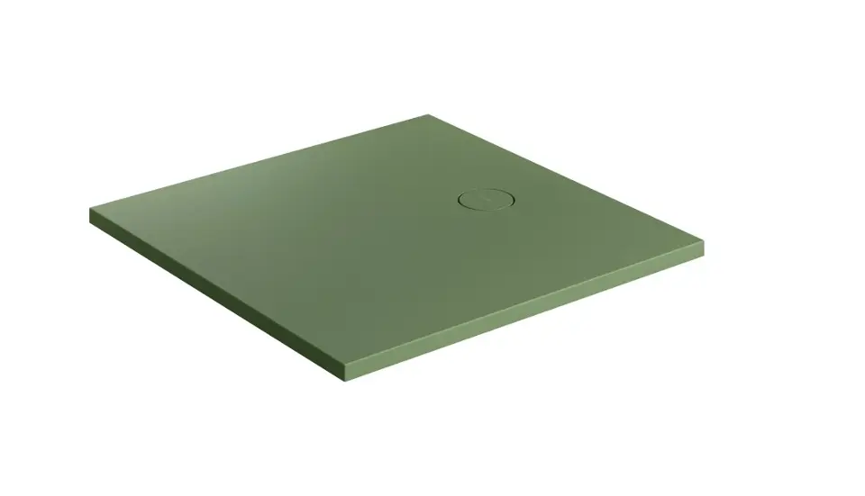 OMNIRES Aquarock M+ - Tapac za tuš 90x90 cm, mat maslinasti AQUAROCK90-KOL