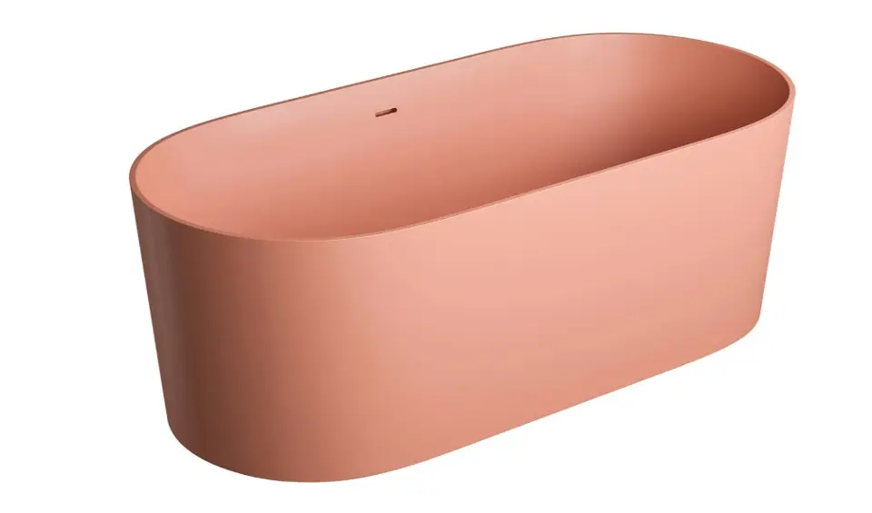 OMNIRES Ovo M+ - Slobodno stojeća kada, 160 x 74 cm, koralna OVO160WWZPCO