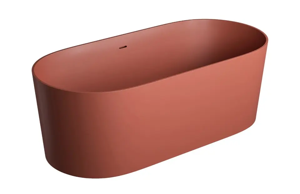 OMNIRES Ovo M+ - Slobodno stojeća kada, 160 x 74 cm, crvena OVO160WWZPTE