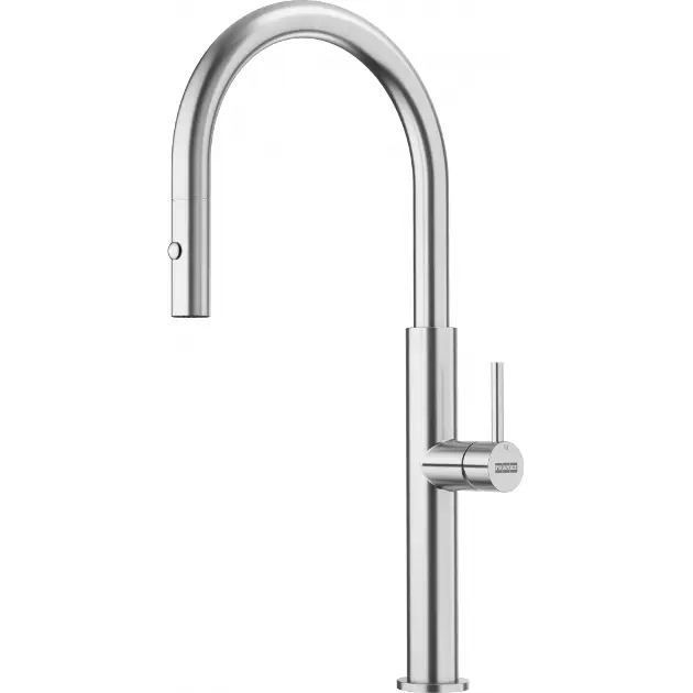 Franke Pescara - Spülbeckenarmatur FC 4169.501 mit ausziehbarer Handbrause, Edelstahl 115.0741.694