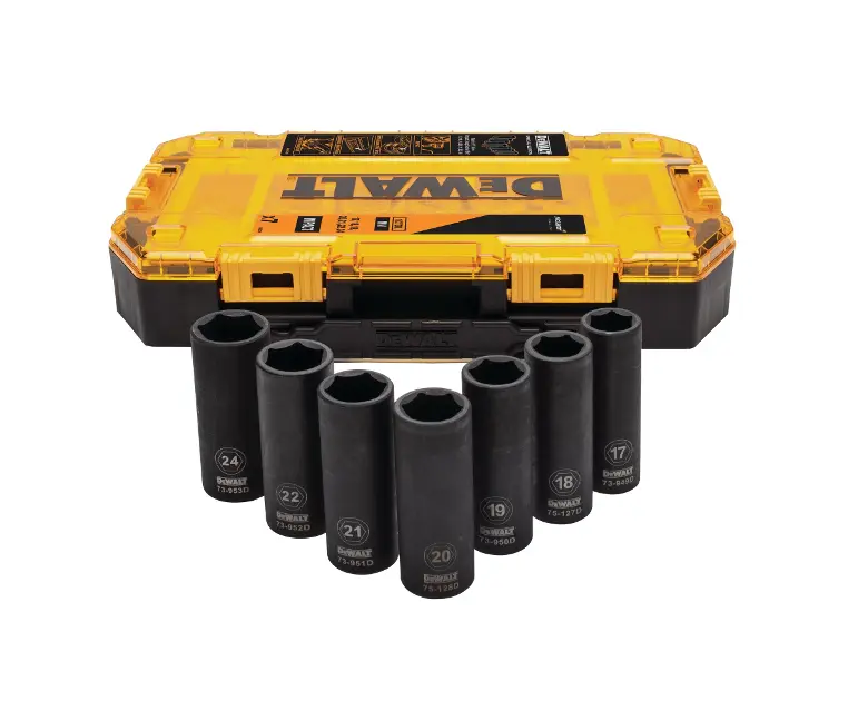 Levně DeWALT - 7dílná sada nástrčných klíčů, McLaren DT70905