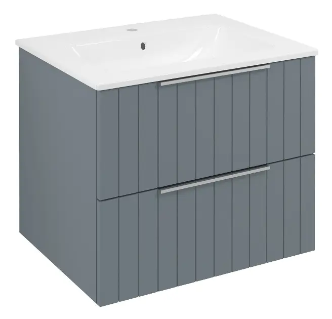 Sapho Cirasa - Ormarić za umivaonik Strip 59x52x46 cm, 2x ladica, siena CR611-4242S