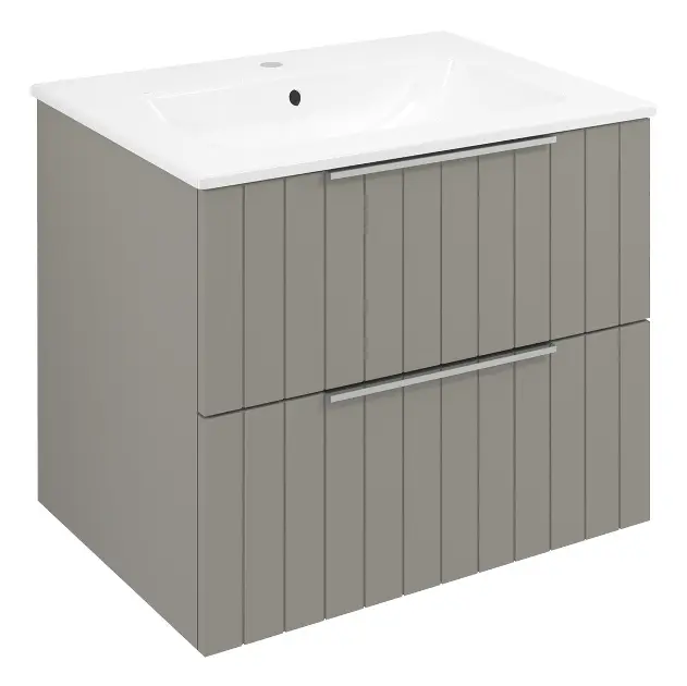 Sapho Cirasa - Ormarić za umivaonik Strip 59x52x46 cm, 2x ladica, agila CR611-4343S