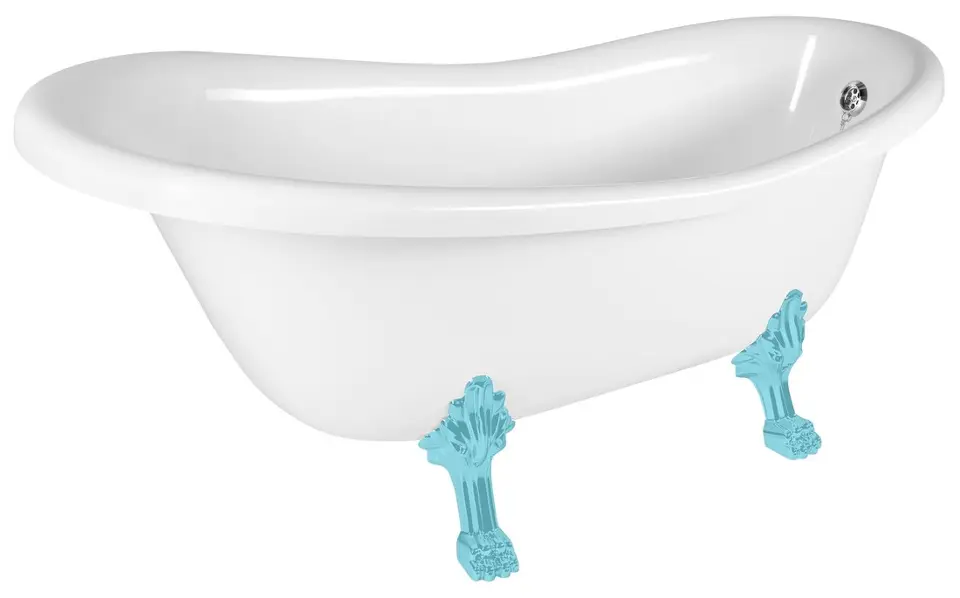 E-shop Polysan Retro - Voľne stojaca vaňa 157x76,5 cm, biela 72683