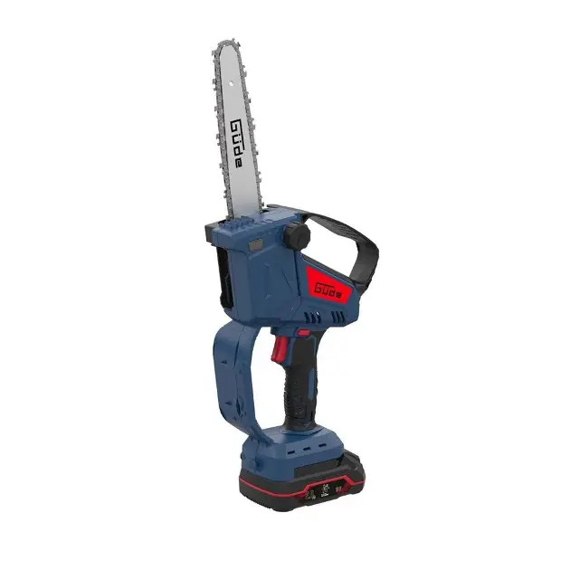 Güde - Tronçonneuse sans fil 18 V GMK 18-201-05, 45 cm, 1 batterie Li-Ion de 2,0 Ah, chargeur 58625