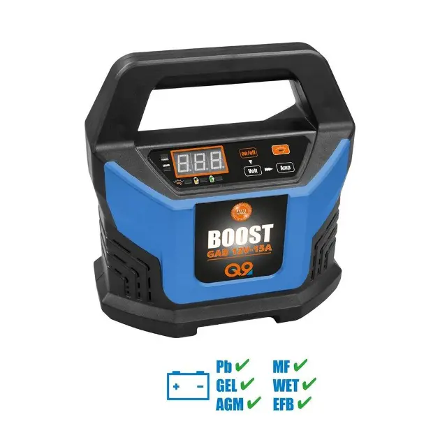 Levně Güde - 15A nabíječka GAB 12V-15A-BOOST pro akumulátory, 12 V 85143