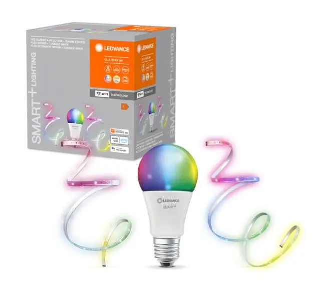 Levně LEDVANCE Smart+ - Chytrý LED pásek s Wifi žárovkou 4099854022050