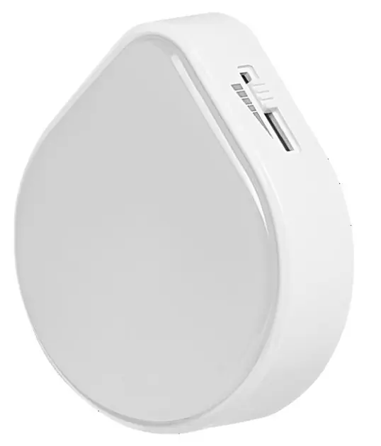 LEDVANCE Lunetta - Lampa de veghe cu priză Raindrop, senzor crepuscular 4099854530593