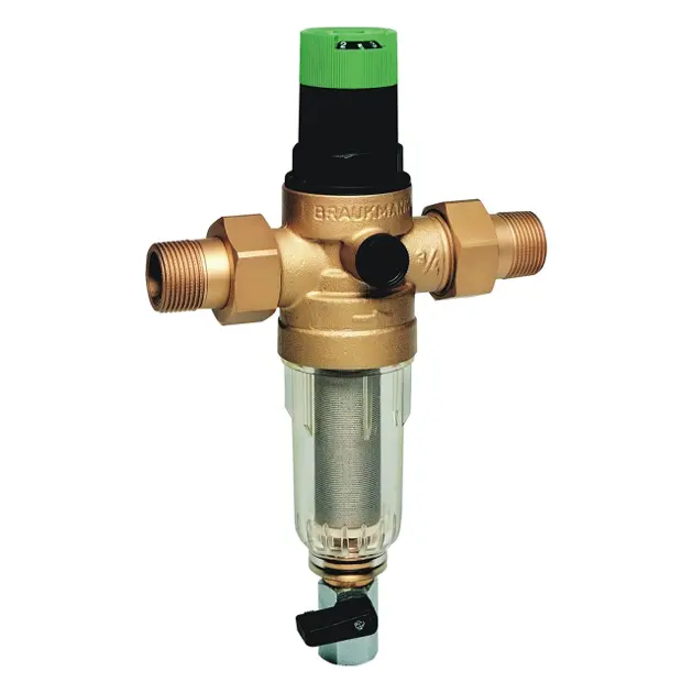 Honeywell Home - Kaltwasserfilter mit Druckminderventil, DN25-Anschluss FK06-1AA