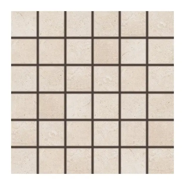 RAKO Limestone - Mozaika 30x30 cm, béžová, reliéf DDM06801