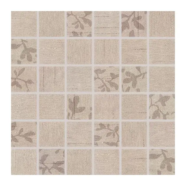 RAKO Textile - Mozaika 4,7x4,7 cm, mix béžová WDM05102