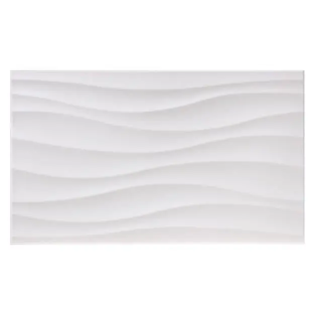 EBS Blanco - Dekor 33,3x55 cm, lesklý bílý BLA3355BEGEL