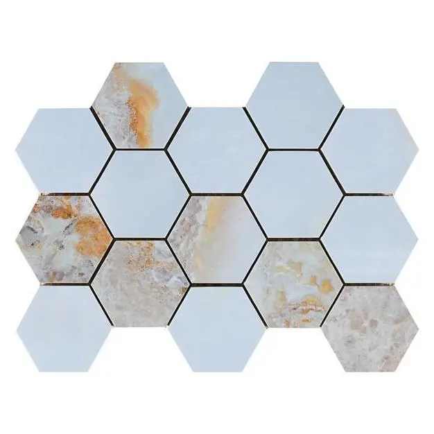 EBS Lux - Hexagón 32,5x22 cm, lesklý opalo HDAN3222P