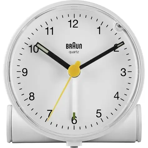 Braun - Analóg ébresztőóra BC01, fehér 4007218670045