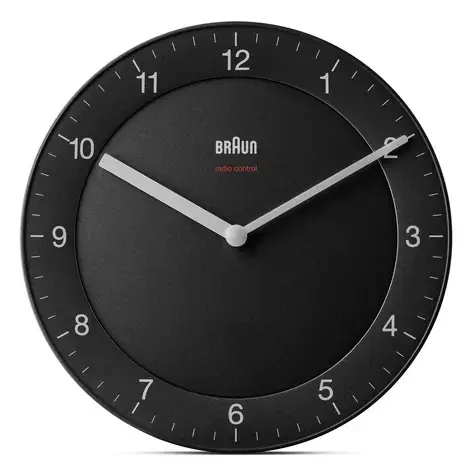 Braun - BC06 falióra, fekete 4007218670120