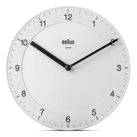 Braun - BC06 falióra, fehér 4007218670779