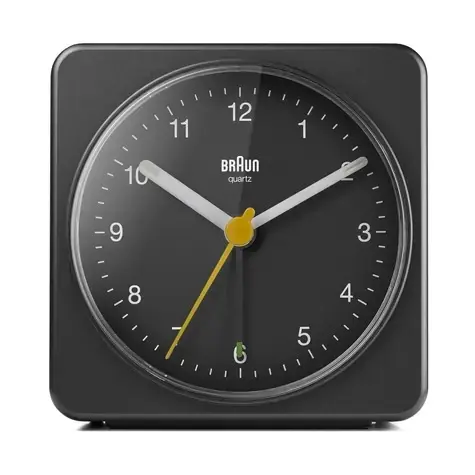 Braun - Analóg ébresztőóra BC03, fekete 4007218670823