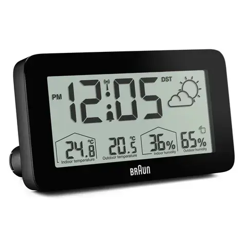 Braun - BC13 időjárásállomás, fekete 4007218676047
