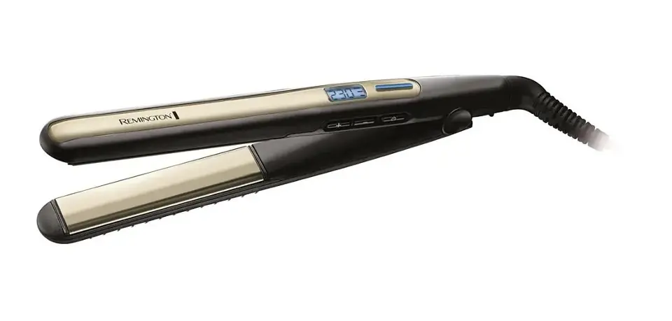 Remington - Žehlička na vlasy Sleek Curl, černá/zlatá S6500