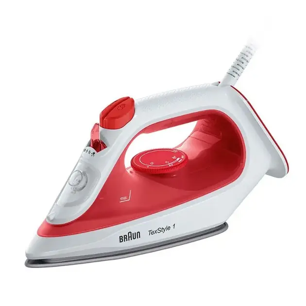 Levně Braun - Napařovací žehlička TexStyle 1 SI1019RD, bílá/červená 8021098000774