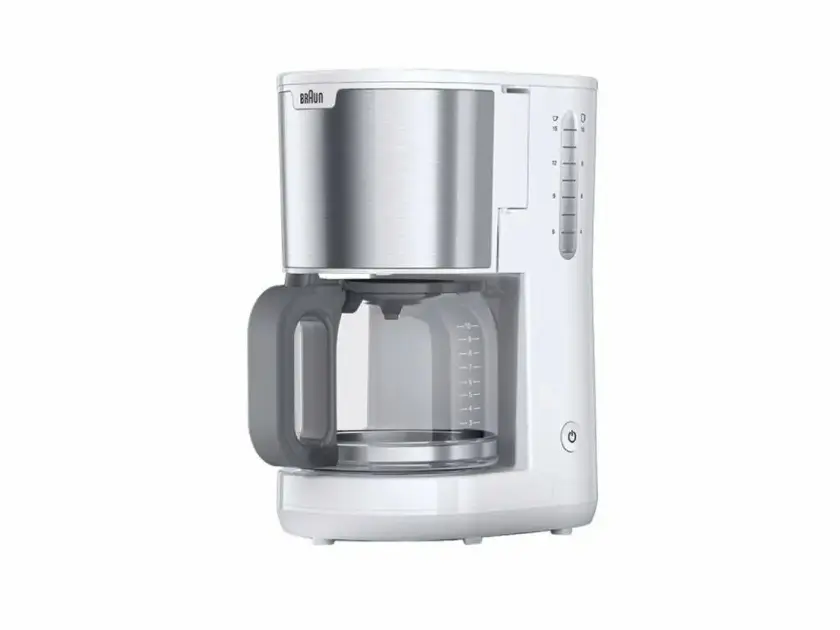 Braun - Kávovar na překapávanou kávu KF 1500 WH PurShine, bílá 8021098001887