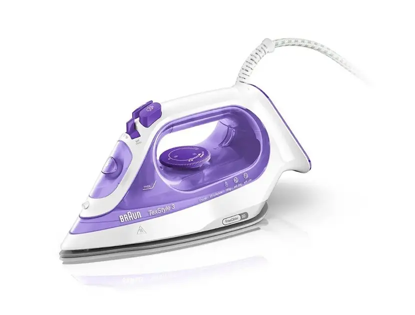 Levně Braun - Napařovací žehlička TexStyle 3 SI 3042, fialová/bílá 8021098270689