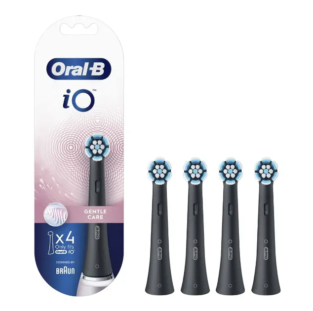 Oral-B - Náhradní hlavice iO Gentle Care, černá, 4 ks 4210201419082