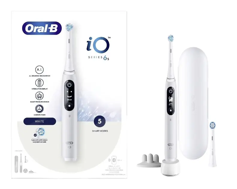 Oral-B - Elektrický kartáček iO Series 6s, bílá 4210201427407