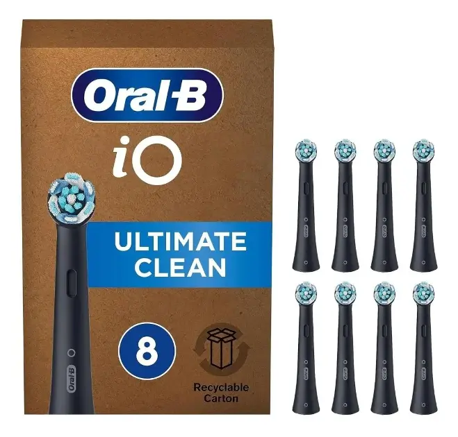 Oral-B - Náhradní hlavice iO Ultimate Clean, černá, 8 ks 4210201434832