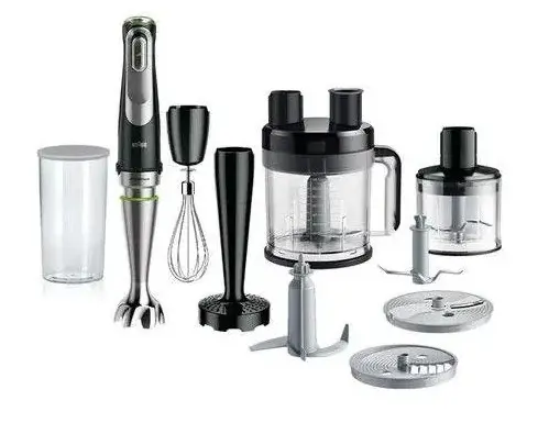 Braun - Tyčový mixér MultiQuick 9 MQ 9187XLI, čierna/nerezová 8021098775177