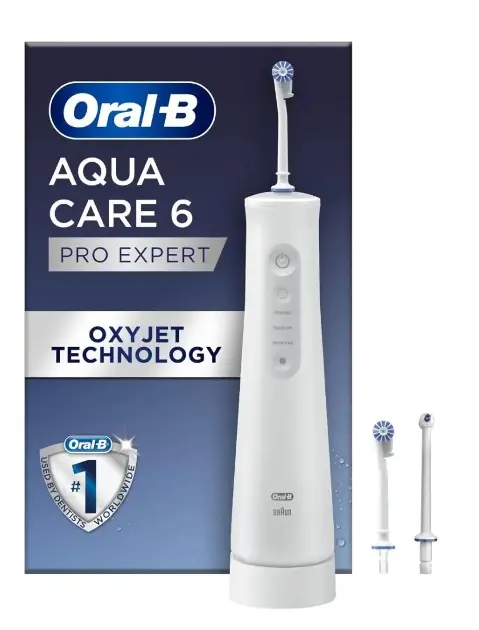 Oral-B - Ústní sprcha AquaCare 6 Pro-Expert, bílá 8006540839621
