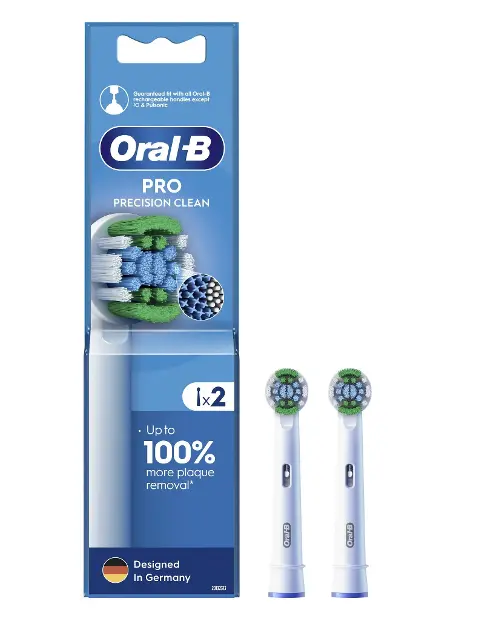 Oral-B - Náhradní hlavice Pro Precision Clean, bílá, 2 ks 8006540847367