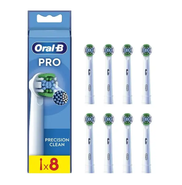 Oral-B - Náhradní hlavice Pro Precision Clean, bílá, 8 ks 8006540847459