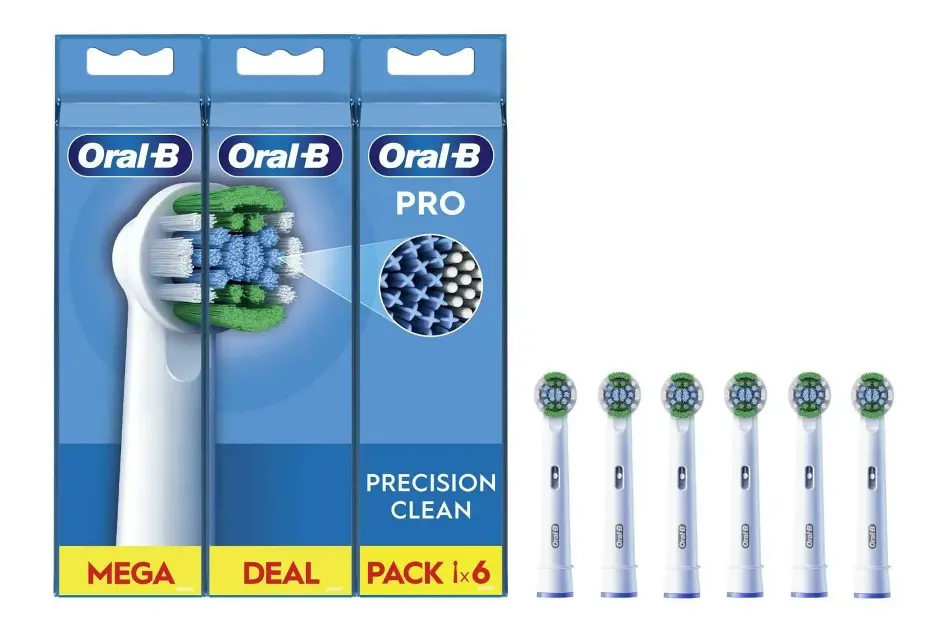 Oral-B - Náhradní hlavice Precision Clean, bílá, 6 ks 8006540847466