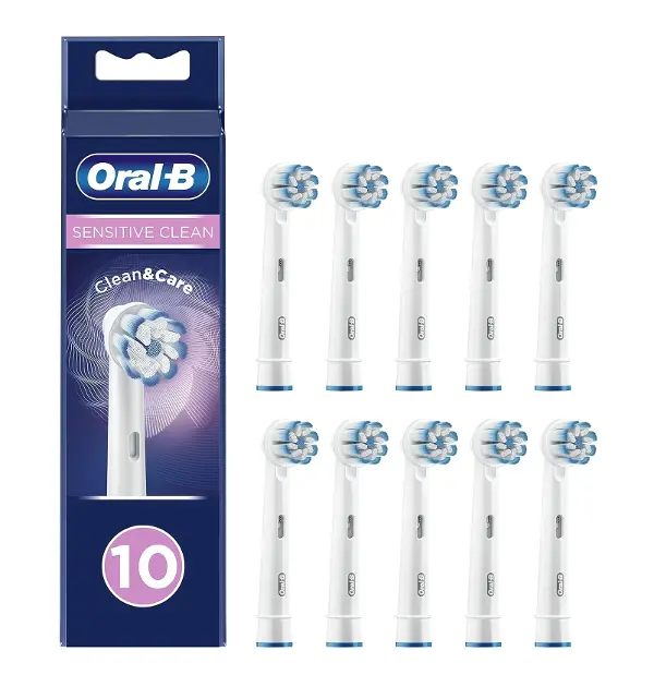 Levně Oral-B - Náhradní hlavice Pro Senstive Clean, bílá, 10 ks 8006540860601