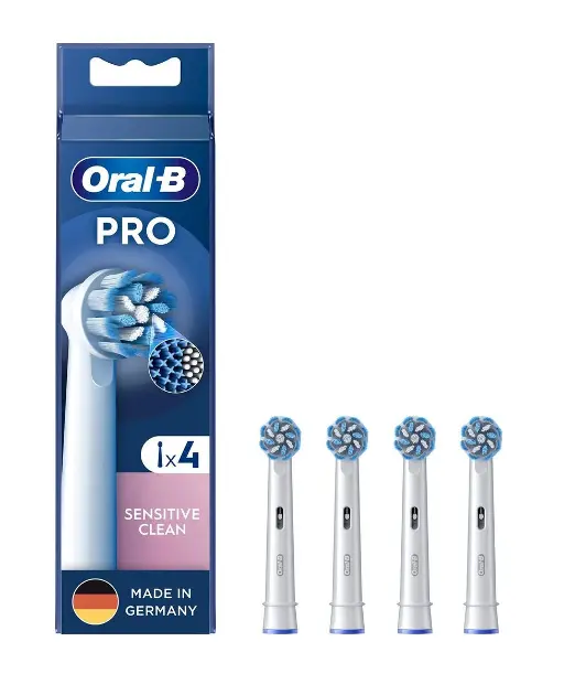 Oral-B - Náhradní hlavice Pro Senstivive Clean, bílá, 4 ks 8006540860809