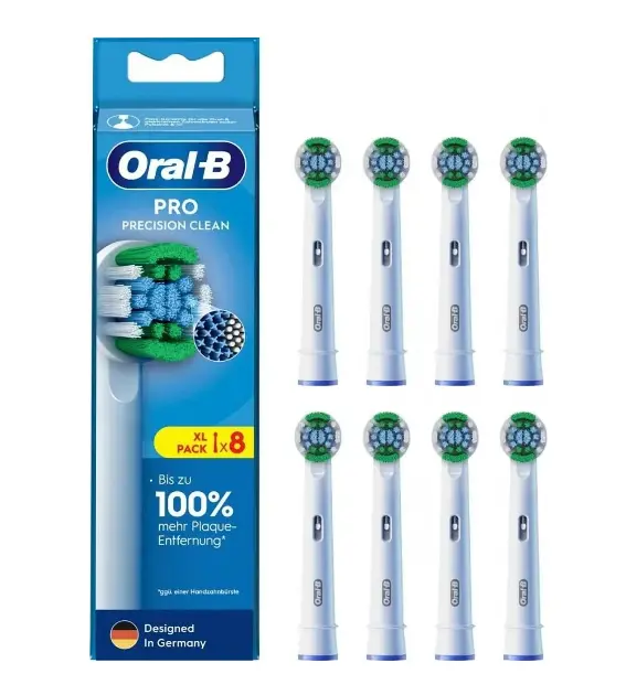Levně Oral-B - Náhradní hlavice Pro Precision Clean, bílá, 8 ks 8006540861073
