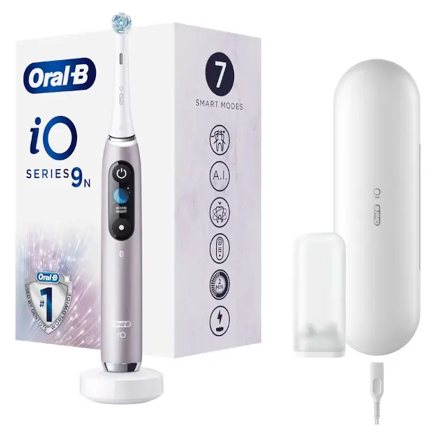 Oral-B - Elektrický kartáček iO Series 9, Rose Quartz 8700216013420