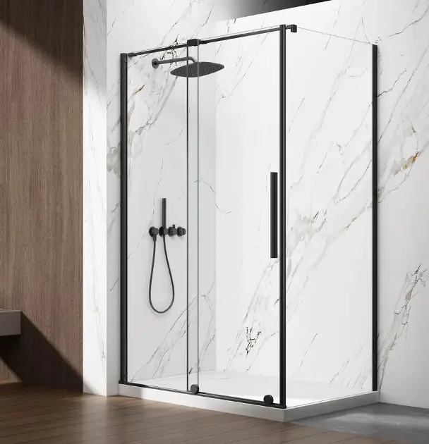 Levně Gelco Spirit - Sprchový kout 120x80 cm, L/P varianta, čiré sklo/matná černá GI1012BGI3580B