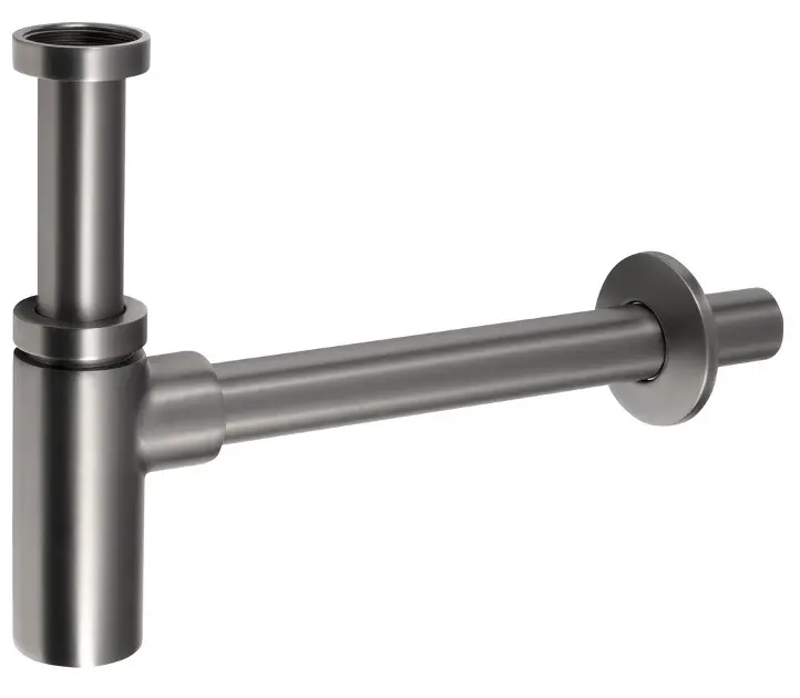 Levně Sapho - Designový sifon, gun metal SI581
