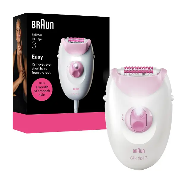 Braun - Epilátor Silk-épil 3, 3-000, s kabelem 8700216962988